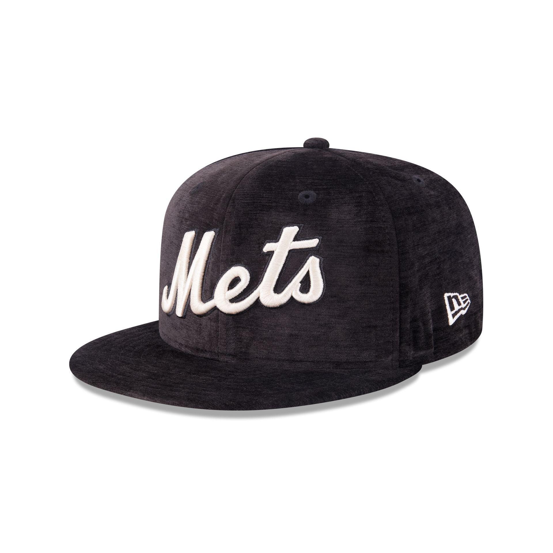 New York Mets Black Velvet 59FIFTY Fitted Hat Male Product Image