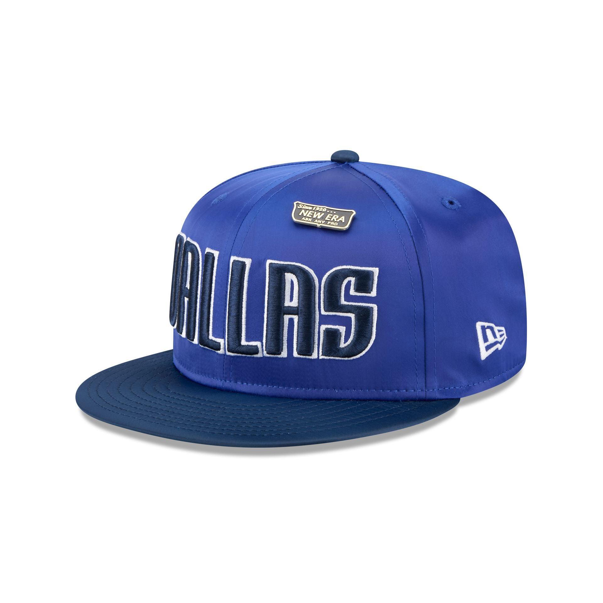 Dallas Mavericks Satin Pin 9FIFTY Snapback Hat Male Product Image