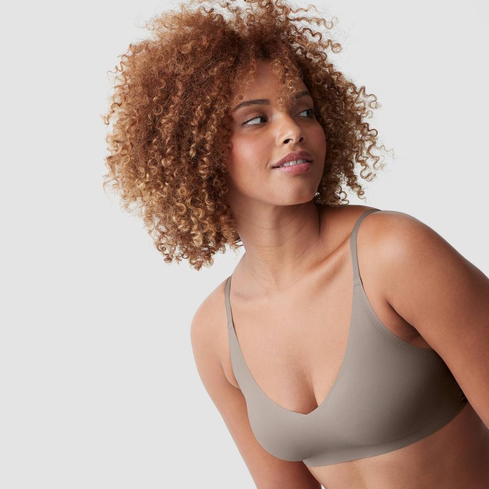True & Co. True Everybody Women's Adjustable Strap Triangle Bra M: Nylon Spandex Blend, Removable Padding, Light Support Product Image