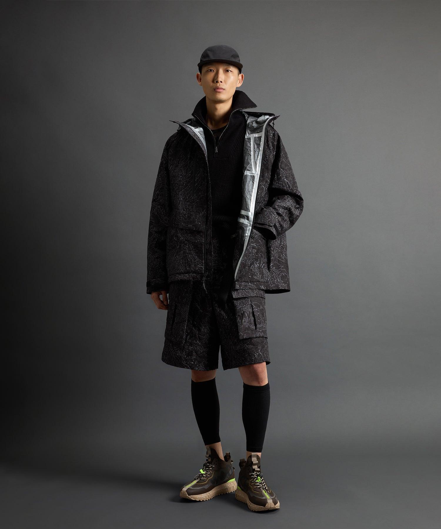 Todd Snyder x Woolrich 3-Layer Map Jacket in Black Product Image