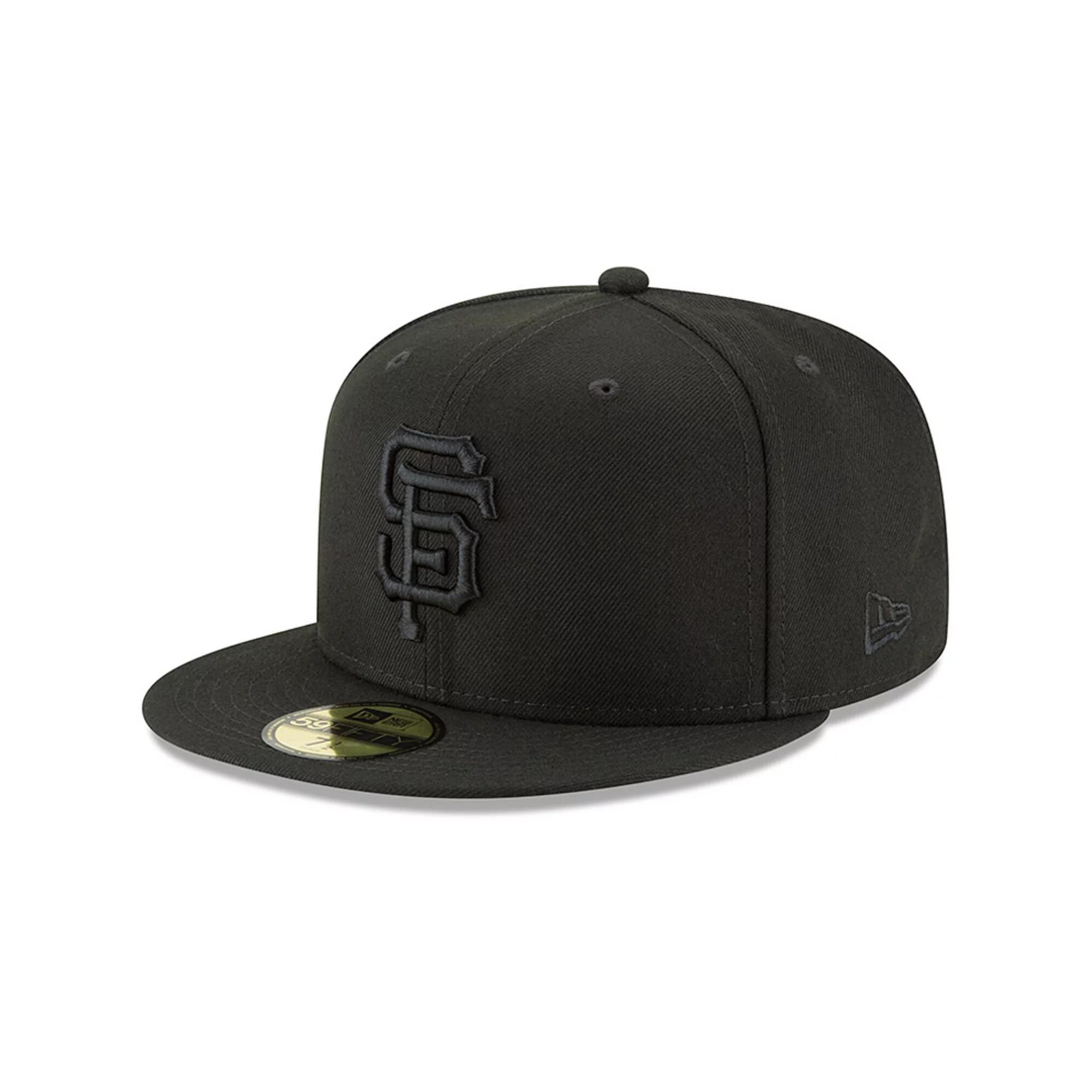 Men's New Era Black San Francisco Giants Primary Logo Basic 59FIFTY Fitted Hat, Size: 7 1/4 Product Image