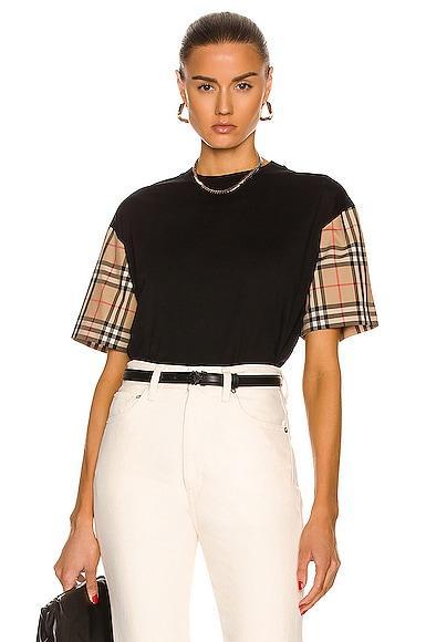Oversized Vintage Check T-Shirt Product Image