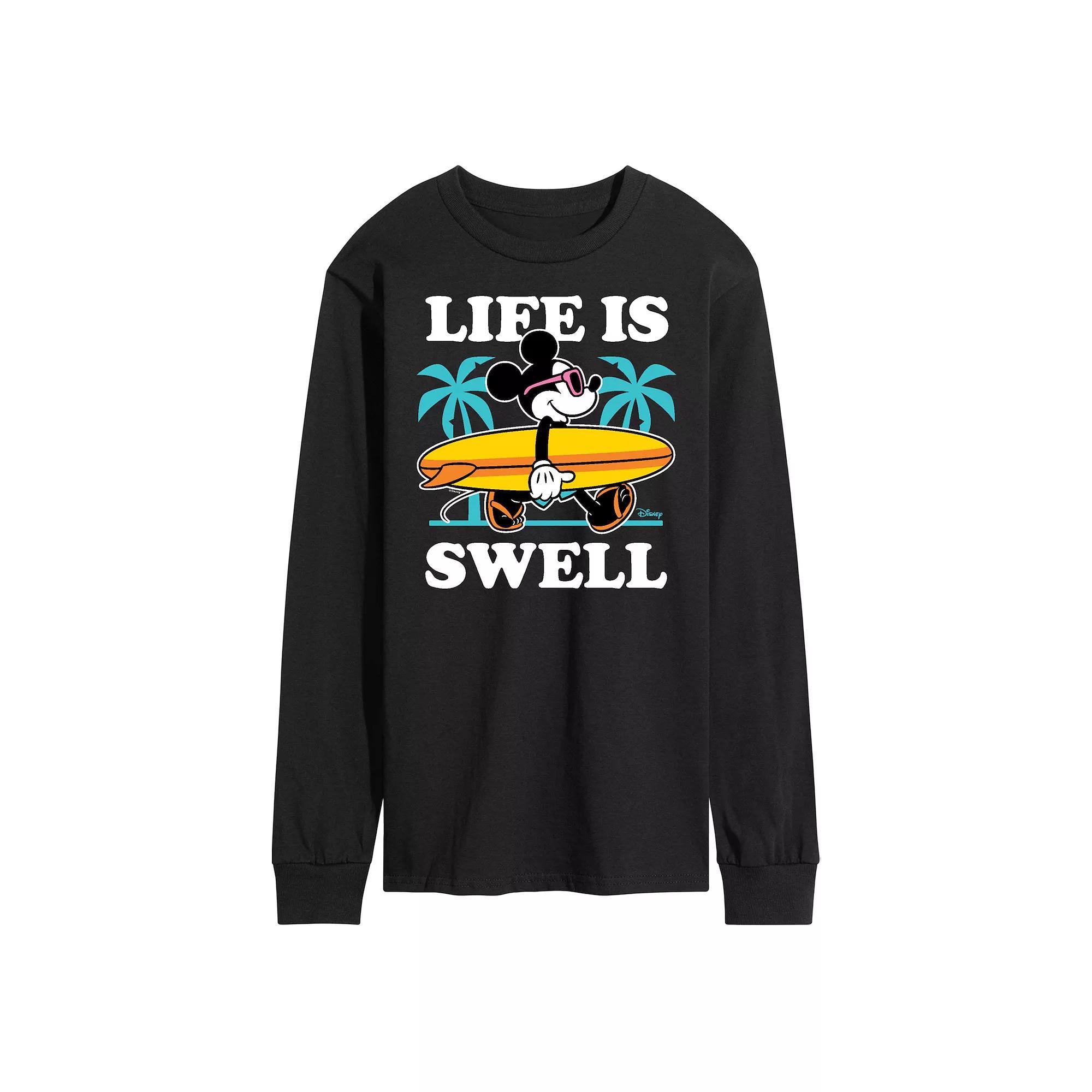 Disneys Life Is Swell Mens Graphic Tee Product Image