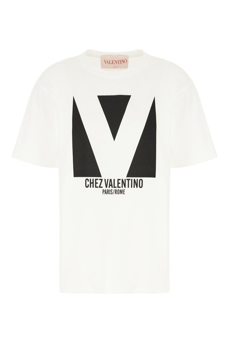 VALENTINO Chez  Garavani T-shirt In White Product Image