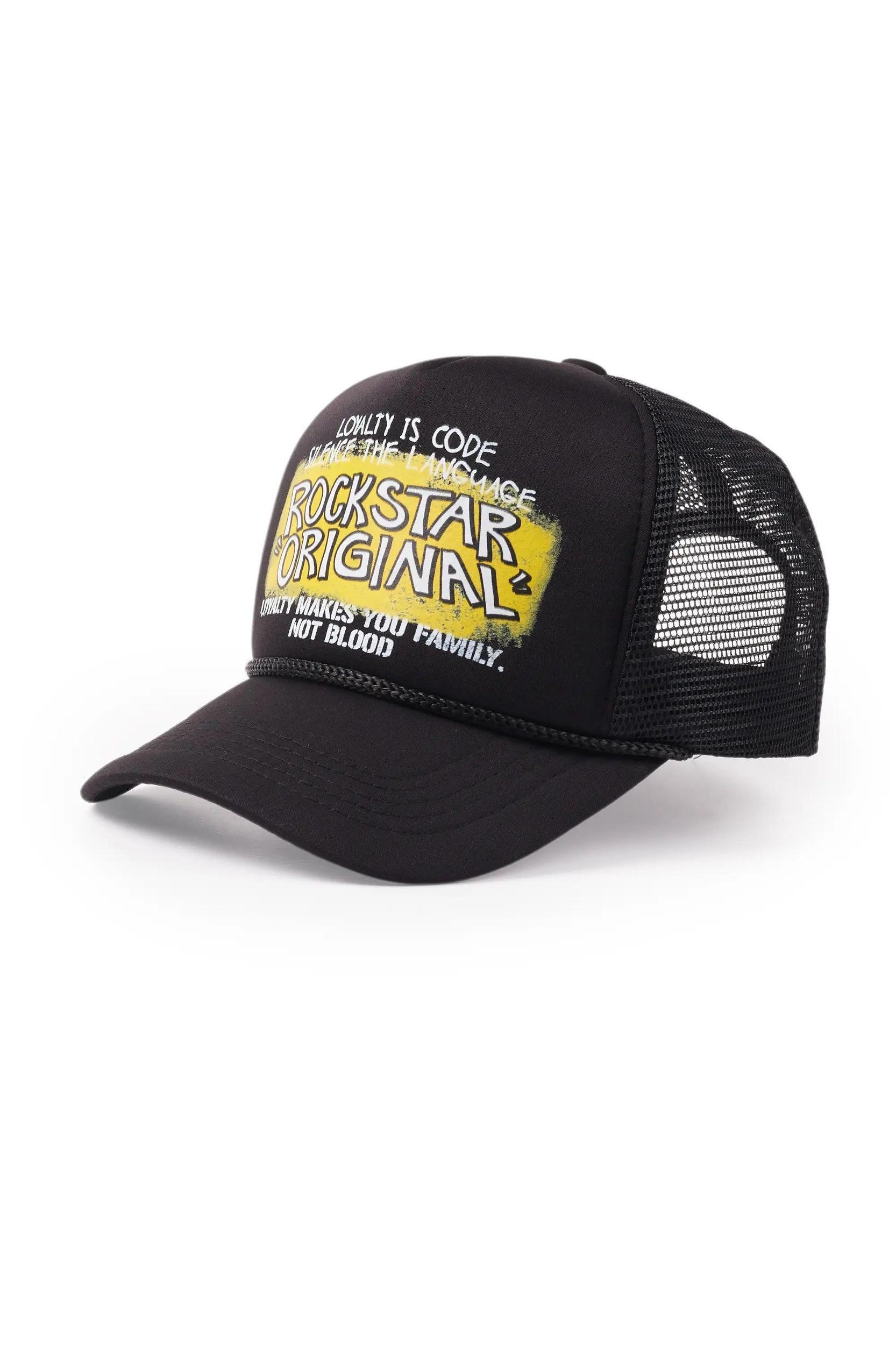 Beno Black Graphic Trucker Hat Male Product Image