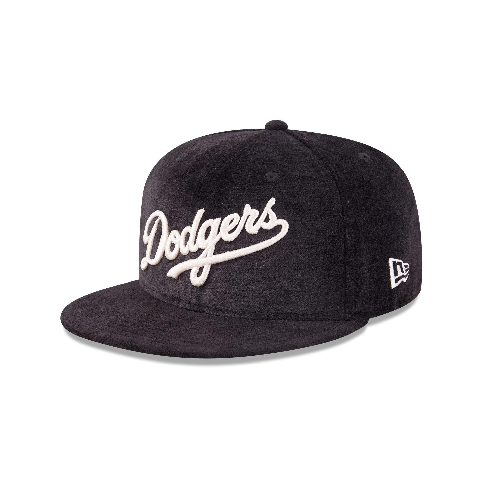 Los Angeles Dodgers Black Velvet 59FIFTY Fitted Hat Male Product Image