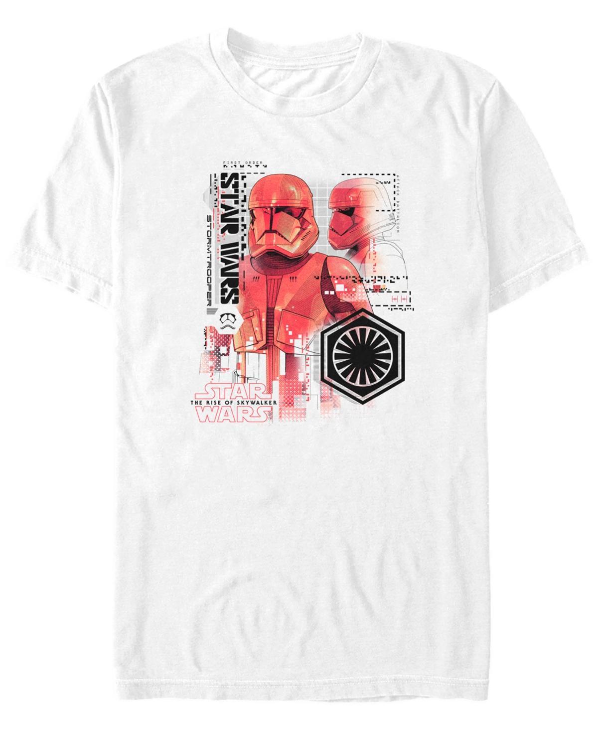 Men's Star Wars Red Trooper Schematic Tee, Size: Medium, Black Product Image