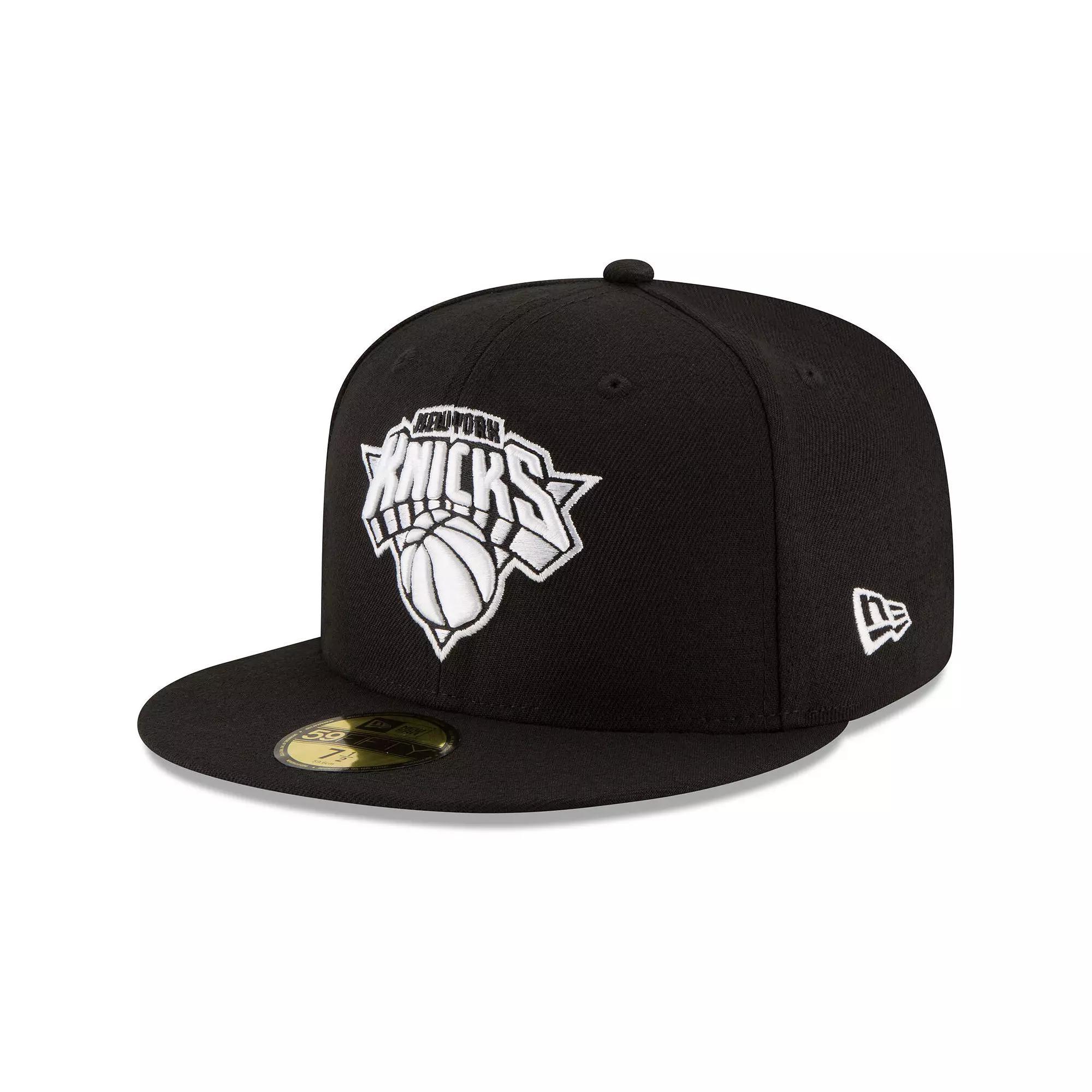 Mens New Era New York Knicks & White Logo 59FIFTY Fitted Hat Product Image
