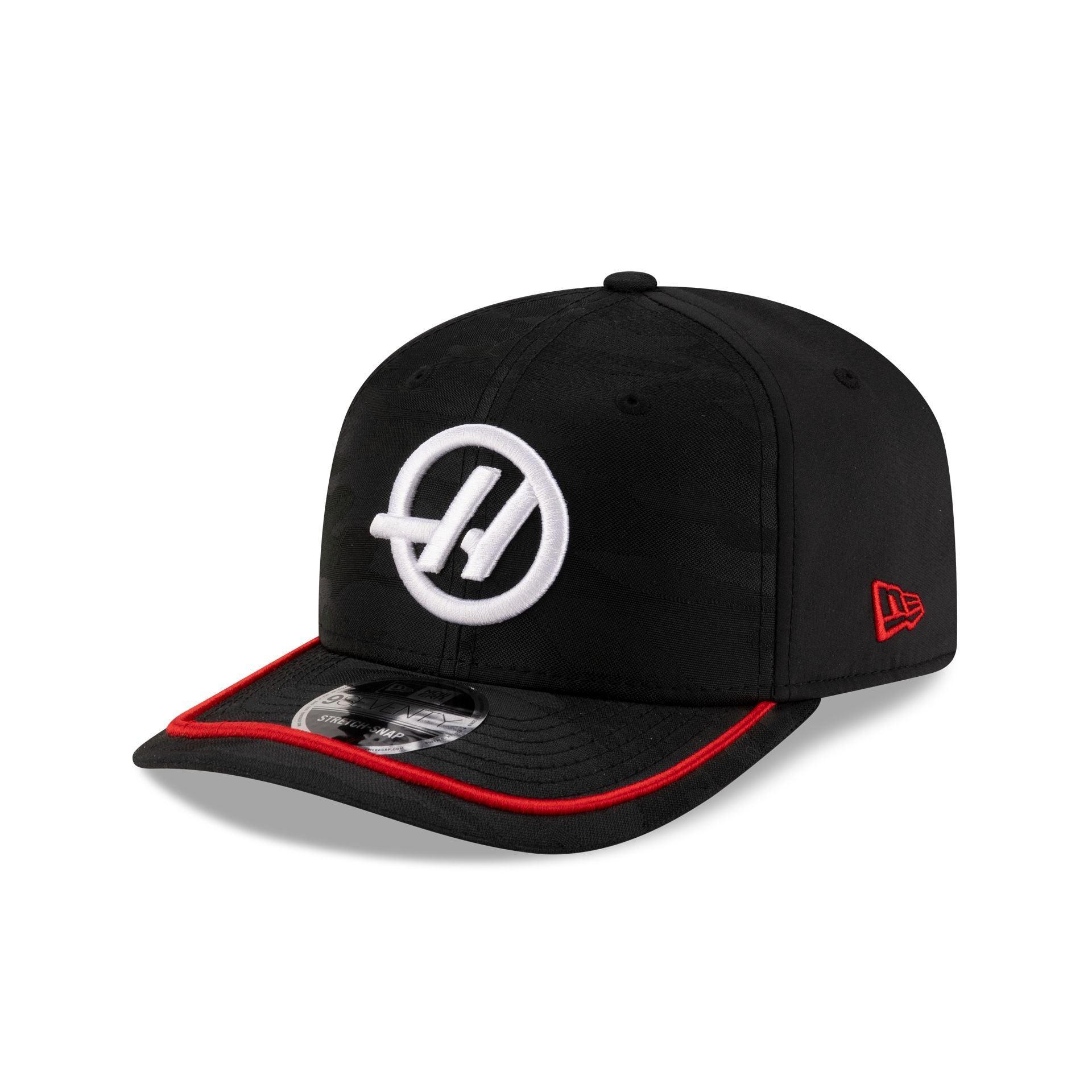 MoneyGram Haas F1 Team Black Camo 9SEVENTY Stretch-Snap Hat Male Product Image