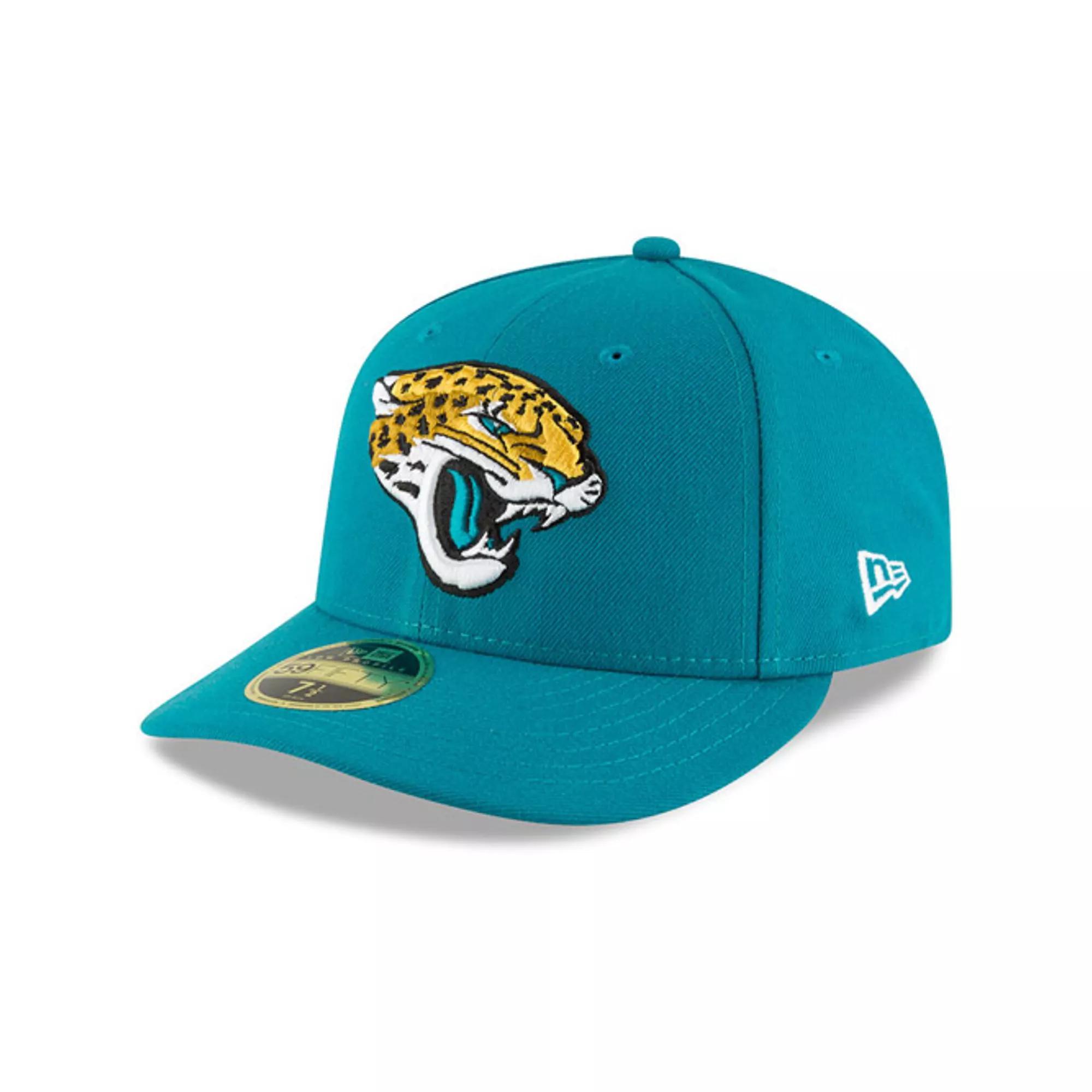 Men's New Era Teal Jacksonville Jaguars Omaha Low Profile 59FIFTY Fitted Hat, Size: 8, Blue Product Image