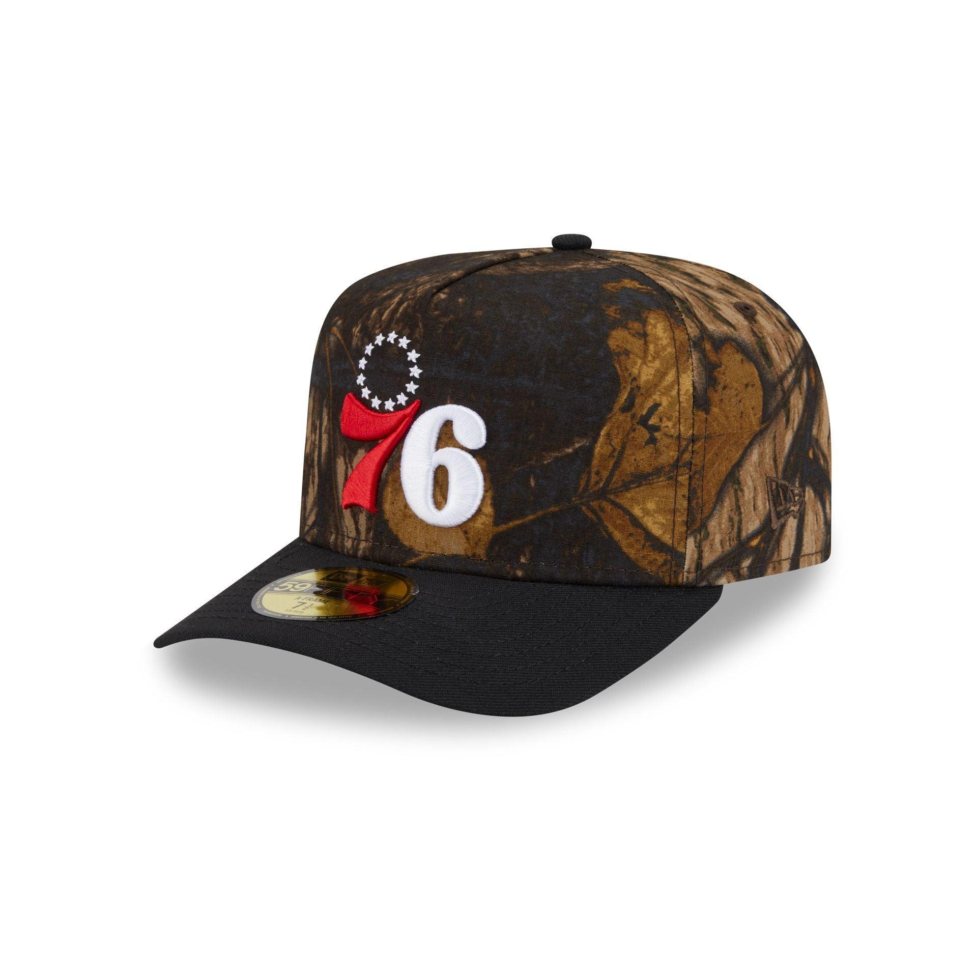 Philadelphia 76ers Ripstop Camo 59FIFTY A-Frame Fitted Hat Male Product Image