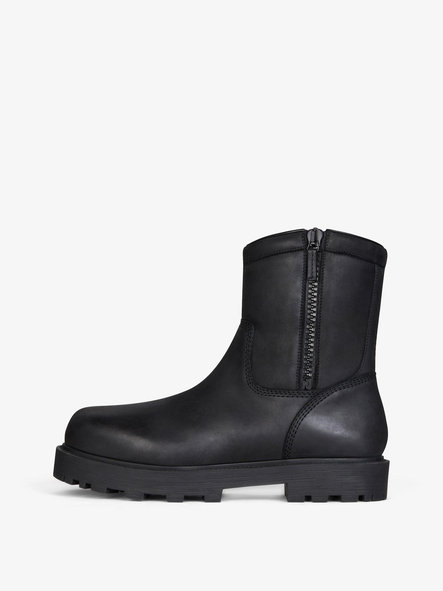 Storm ankle boots in nubuck with zip Product Image