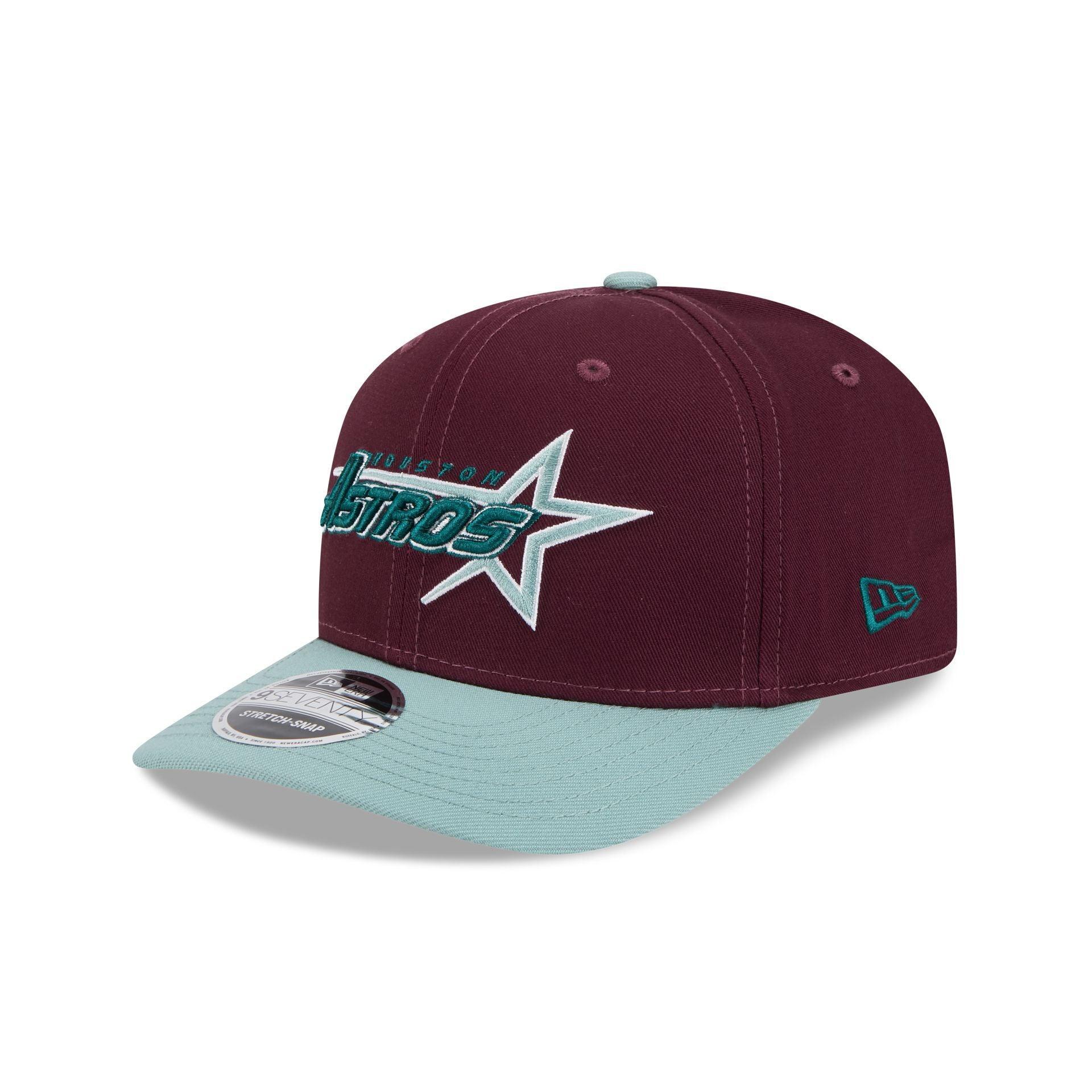 Houston Astros Maroon 9SEVENTY Stretch-Snap Hat Male Product Image