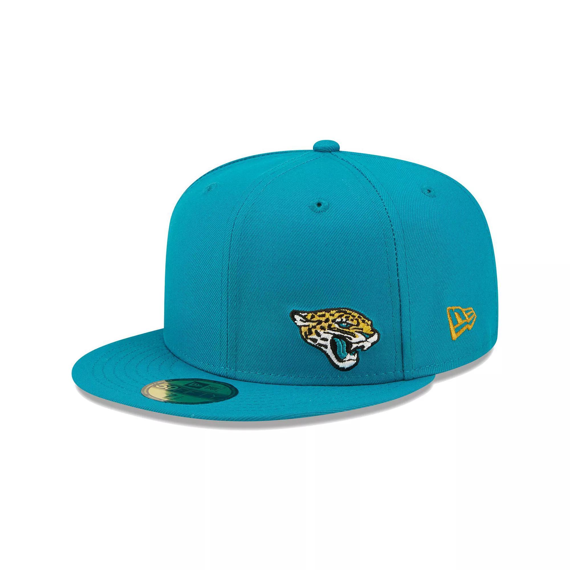 Men's New Era Teal Jacksonville Jaguars  Flawless 59FIFTY Fitted Hat, Size: 7 1/2, Blue Product Image