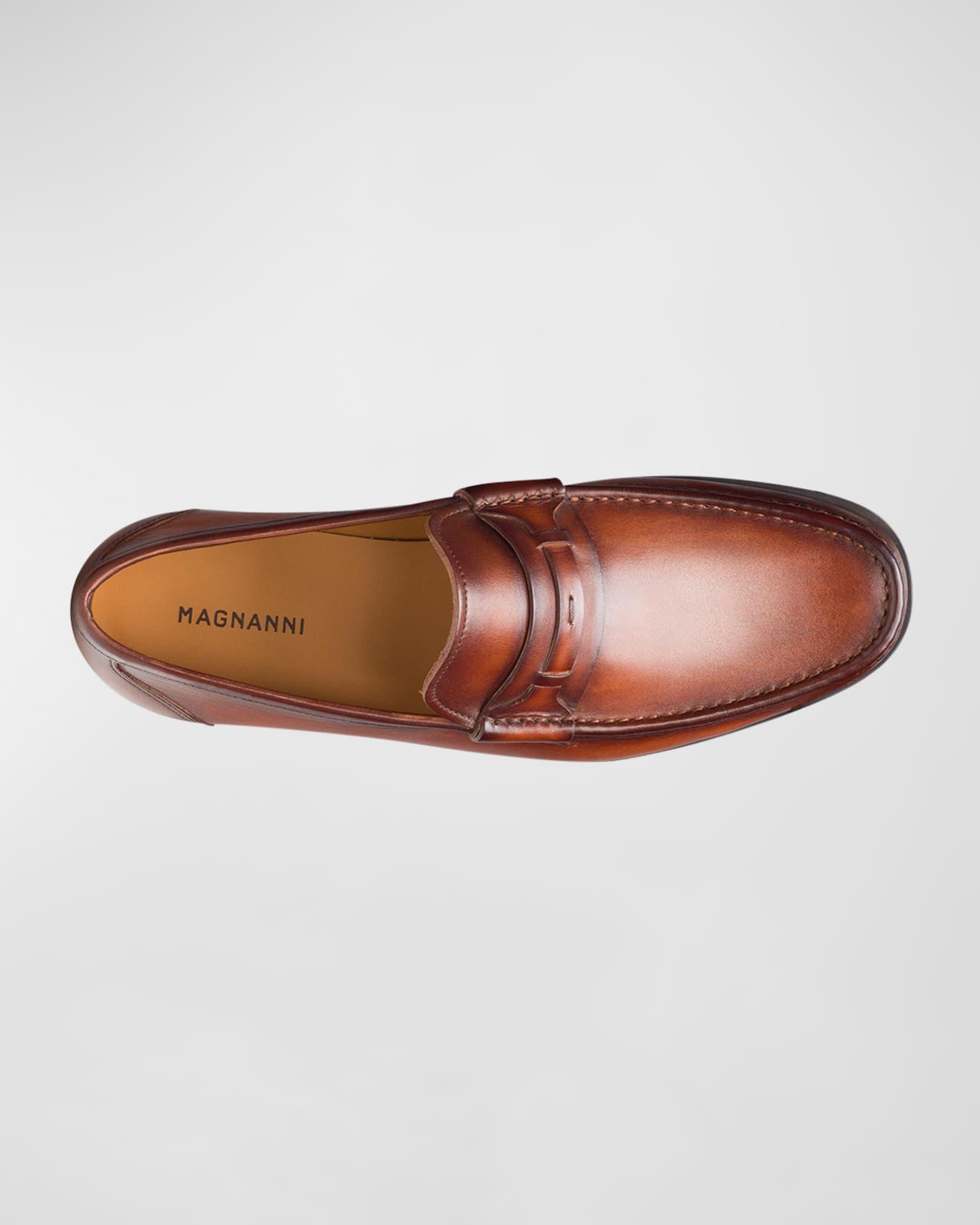 Men's Daren Leather Moccasin Loafers Product Image