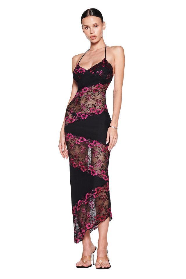 PALOMA MIDI DRESS - BLACK Product Image