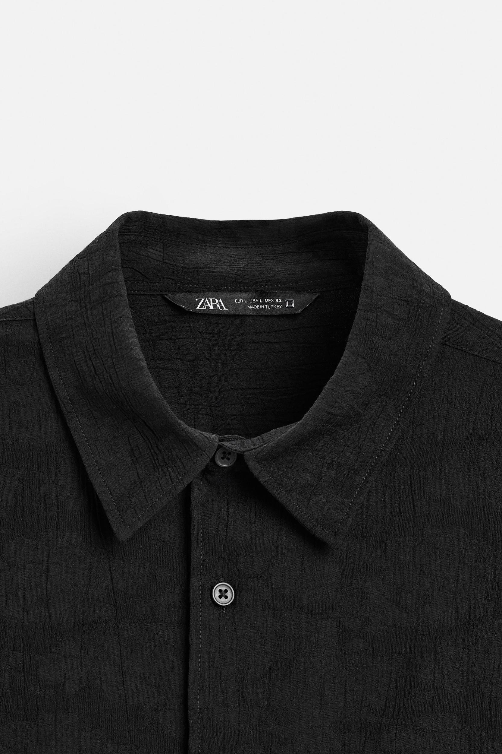 VISCOSE BLEND JACQUARD SHIRT Product Image