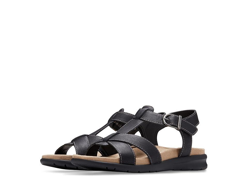 Eastland Kayla Women's Strappy Sandals, Size: 6, Black Product Image