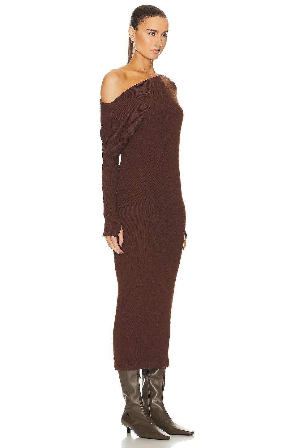 Sweater Knit Slouch Dress Enza Costa Product Image