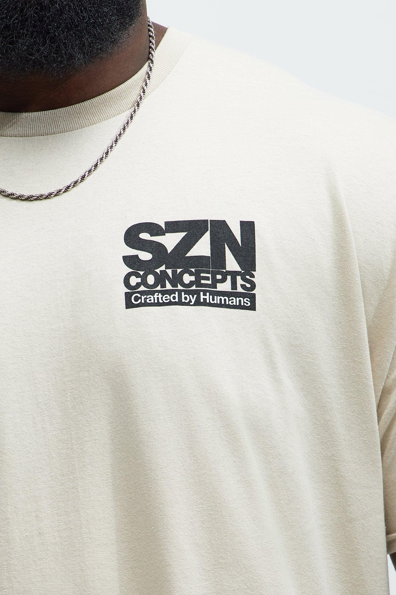 SZN Concepts Short Sleeve Tee - Sand Product Image