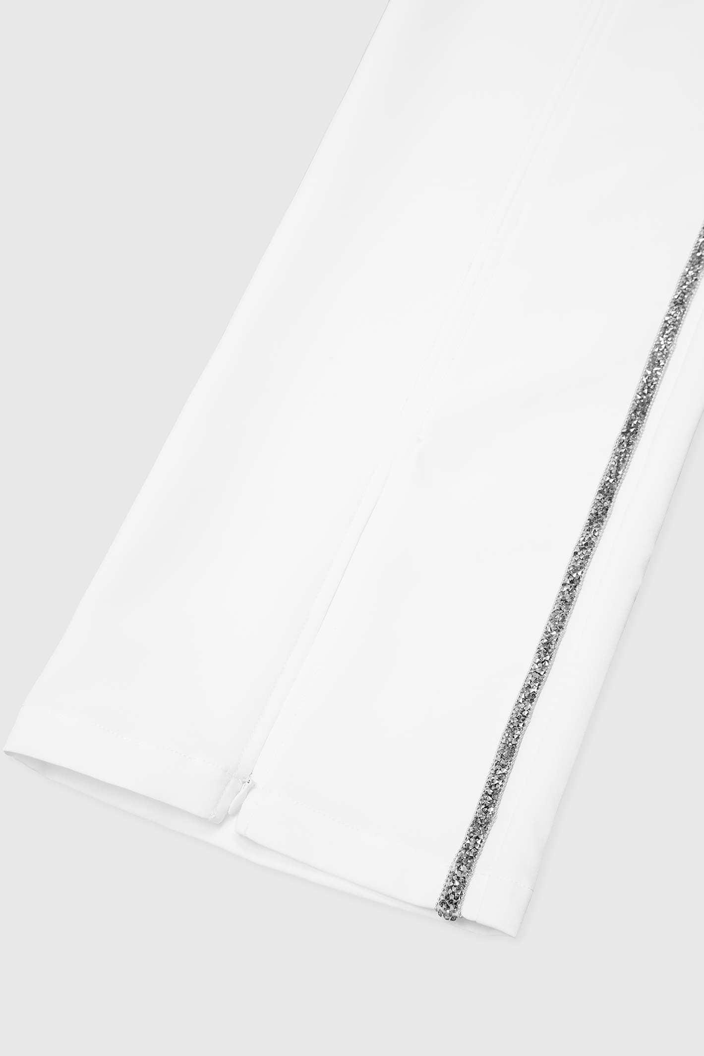 Embellished Trousers - White / White / WMN2297-02 Product Image