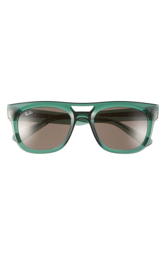 Women's Cali Blue Plastic Oval Sunglasses, Black Product Image