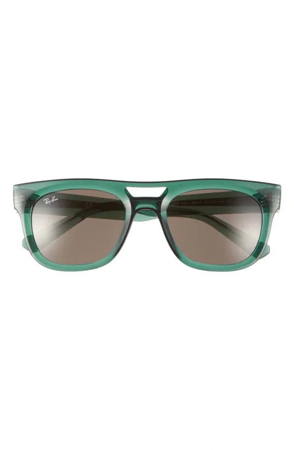 Women's Cali Blue Plastic Oval Sunglasses, Black Product Image