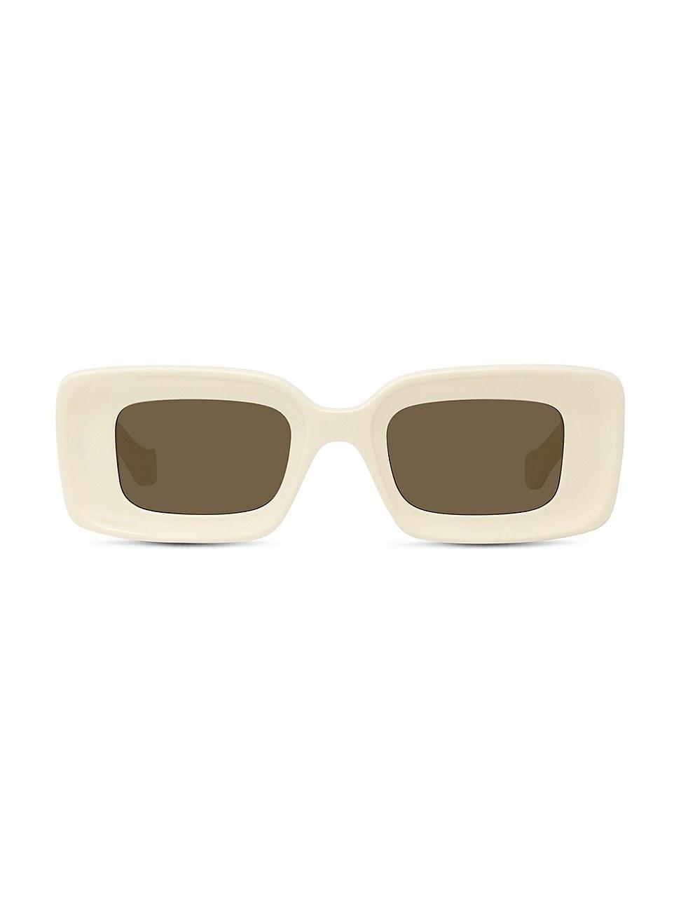 Anagram Beveled Acetate Rectangle Sunglasses Product Image