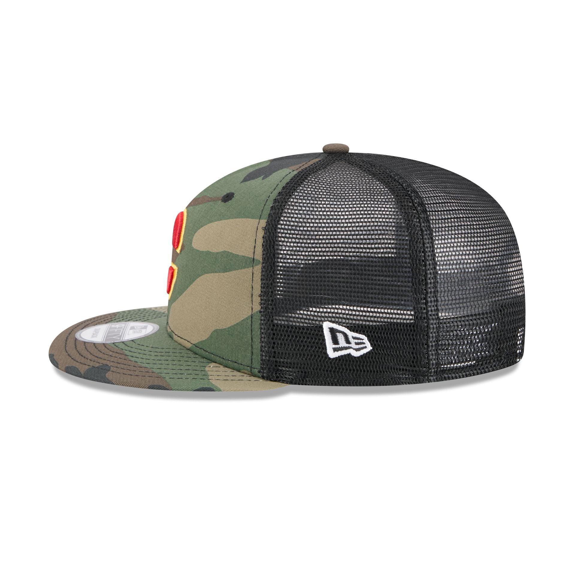 Calgary Flames Camo 9FIFTY Trucker Hat Male Product Image