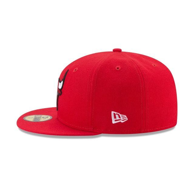 Chicago Bulls Team Color Red 59FIFTY Fitted Hat Male Product Image