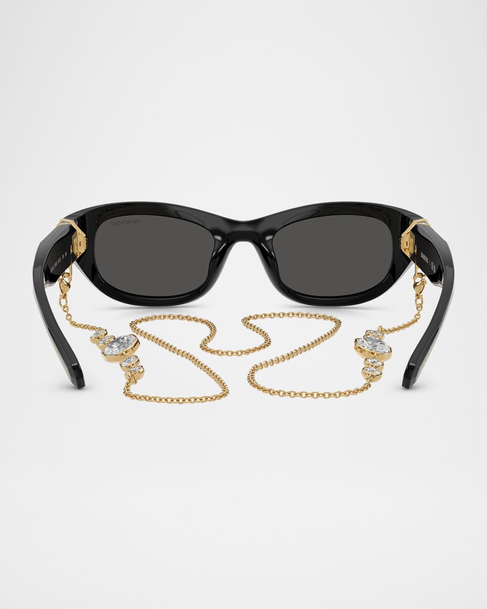 SK6036U Rectangle Plastic Sunglasses Product Image