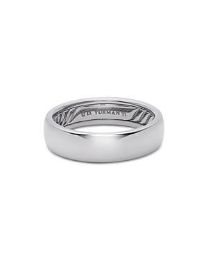 David Yurman Mens Gray Titanium Classic Polished Band Product Image