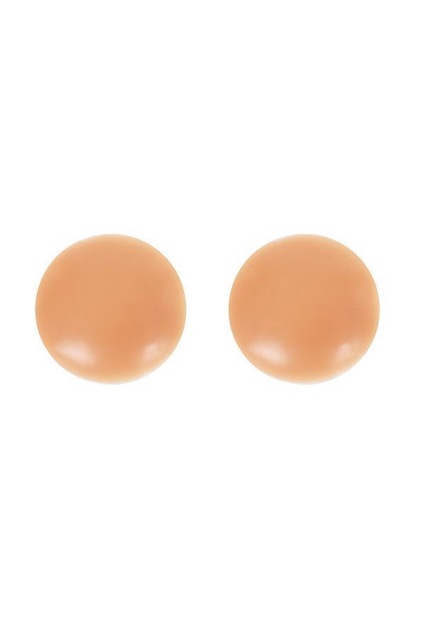  silicon reusable nipple covers - caramel Product Image