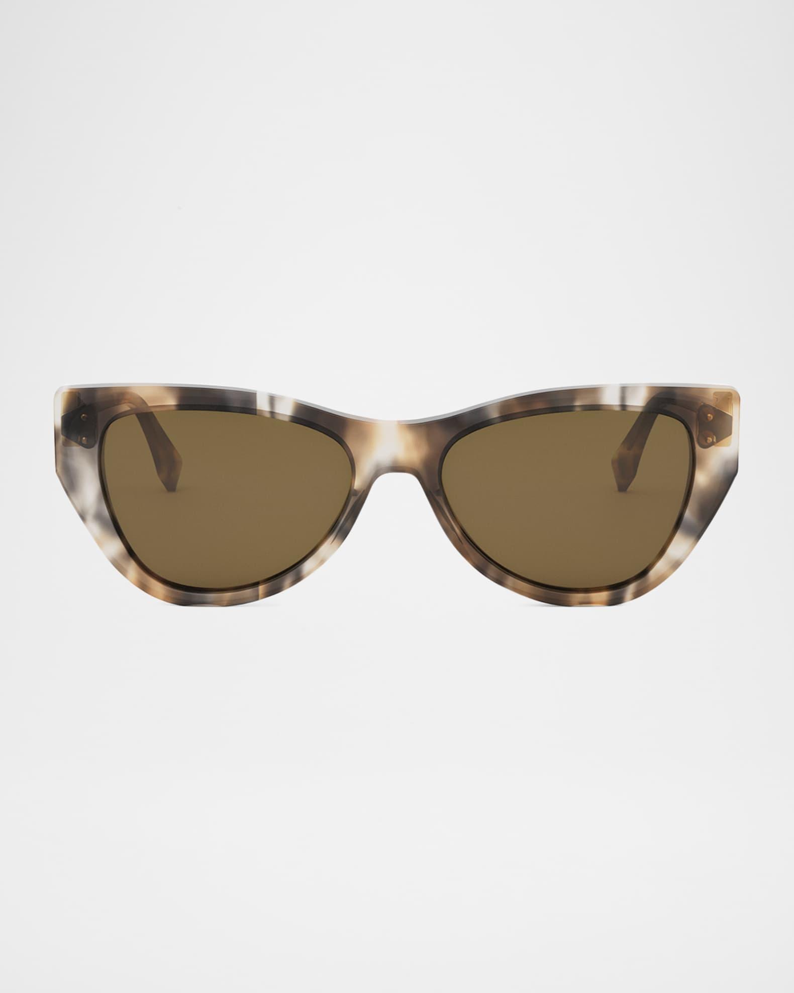 FF Diamond Logo Acetate & Nylon Cat-Eye Sunglasses  Product Image