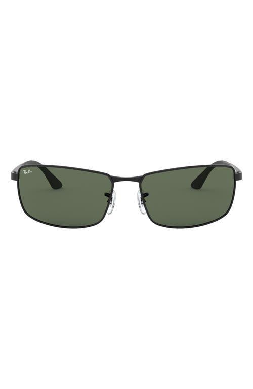 Ray-Ban RB3498 61mm Rectangle Sunglasses Product Image