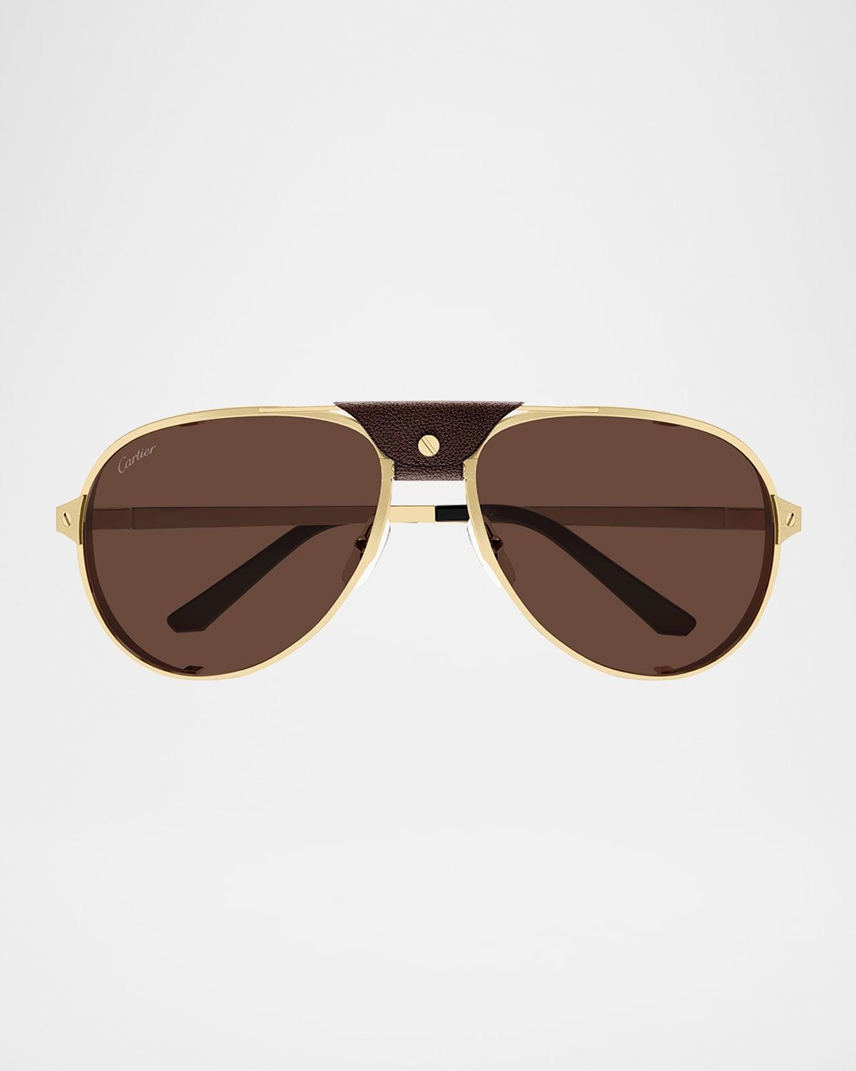 Mens CT0296SM Metal Aviator Sunglasses Product Image