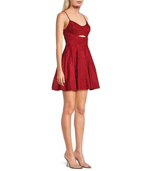 Dear Moon Ruched Mesh Ruffle Skirt Mini Dress Product Image