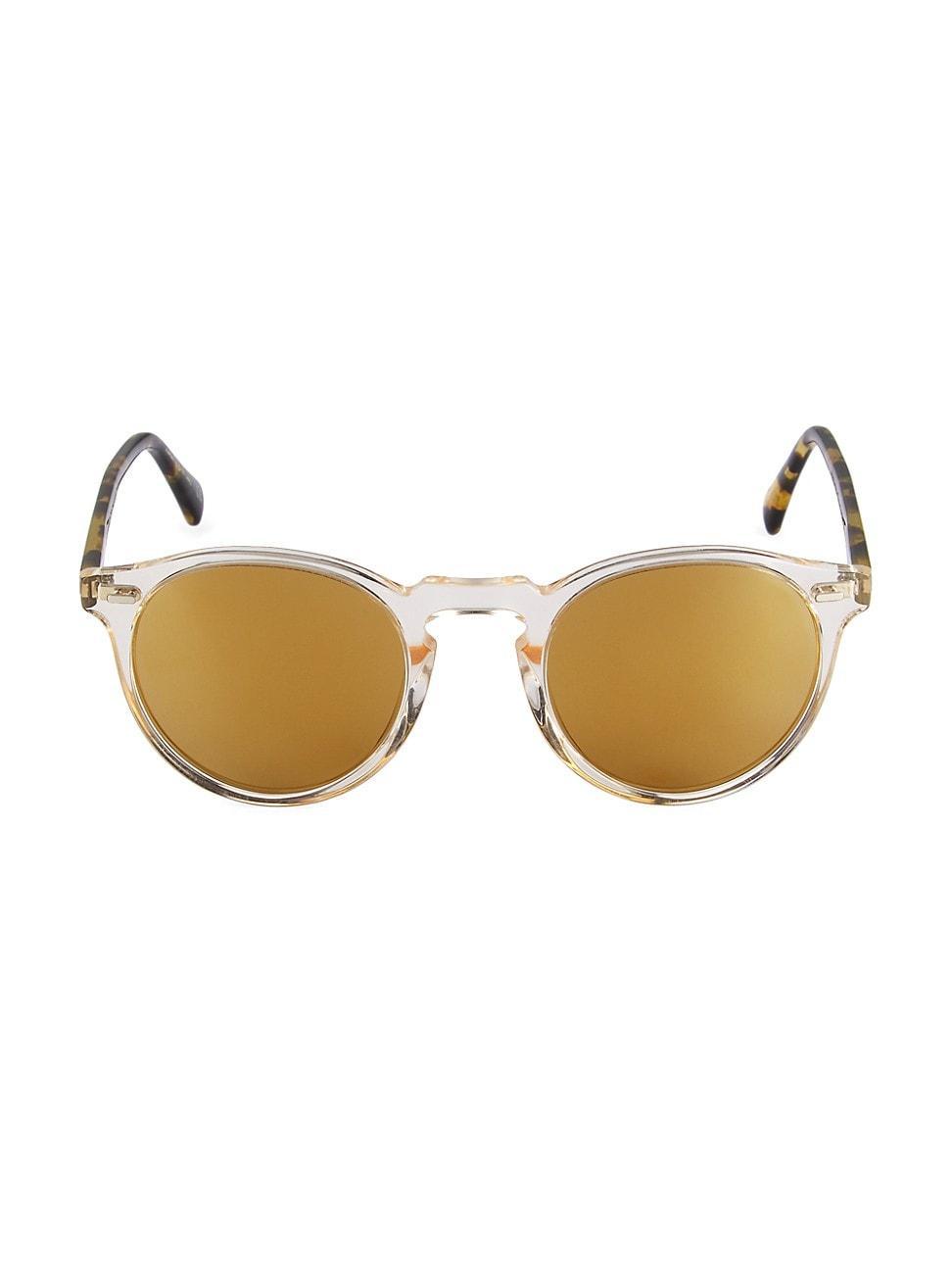 Womens Gregory Peck 1962 50MM Round Sunglasses Product Image