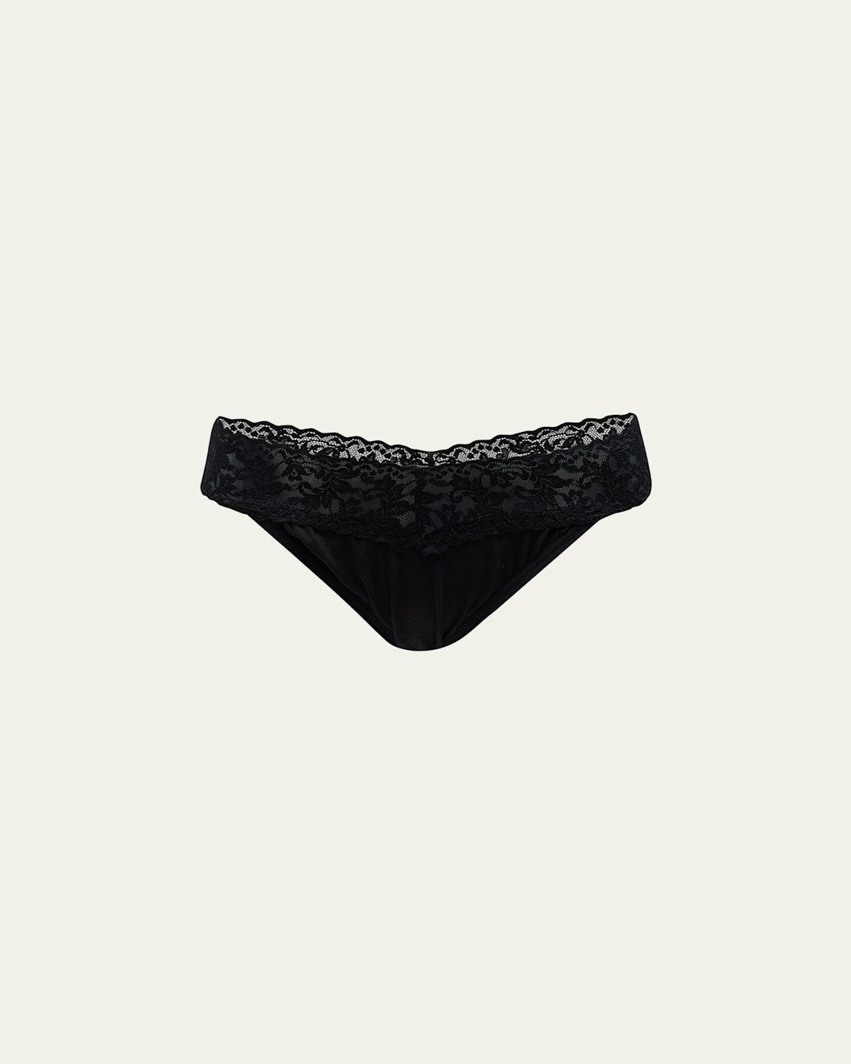 Signature Lace Organic Cotton V-Kini Panties Product Image