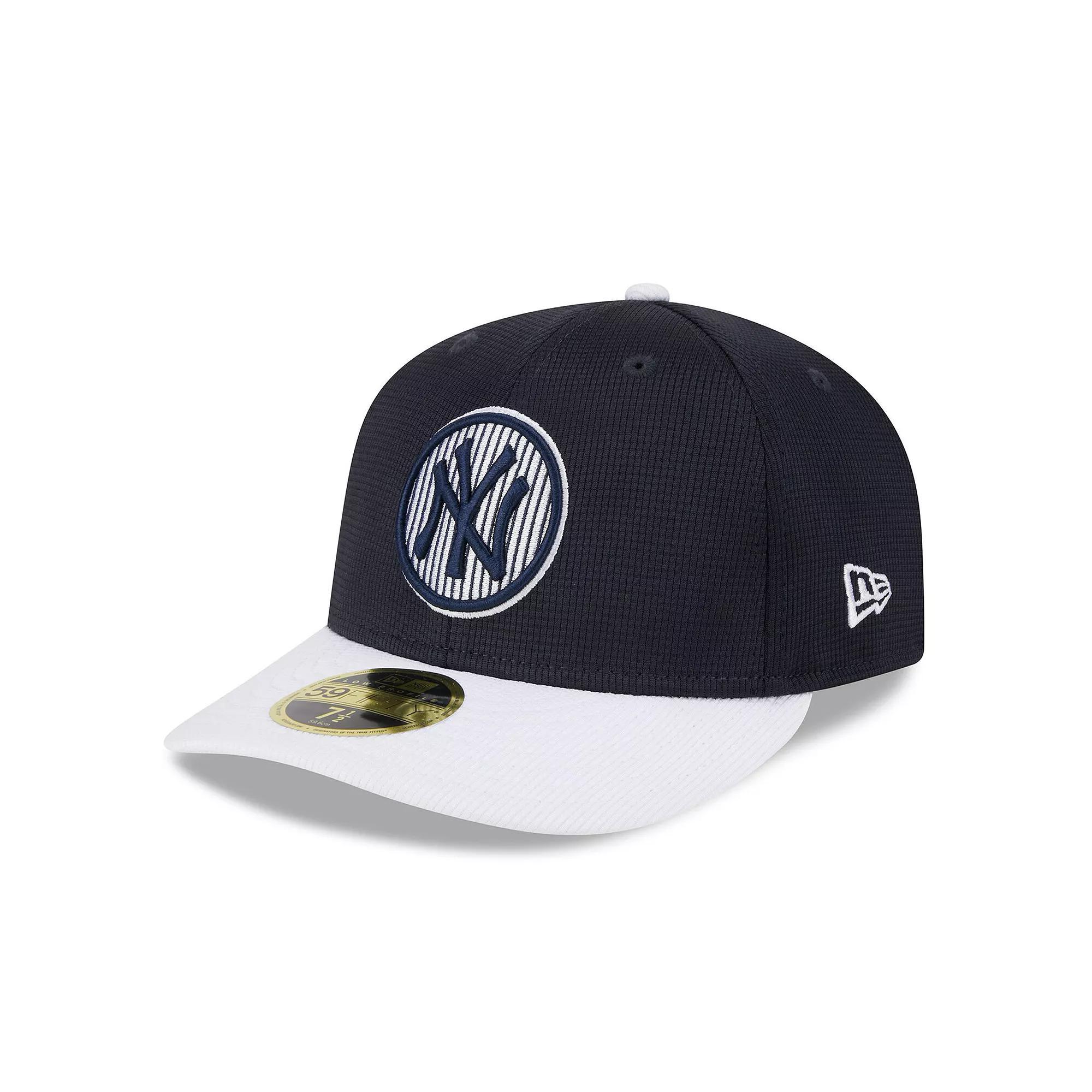 Men's New Era  Navy New York Yankees 2024 Batting Practice Low Profile 59FIFTY Fitted Hat, Size: 8, Blue Product Image