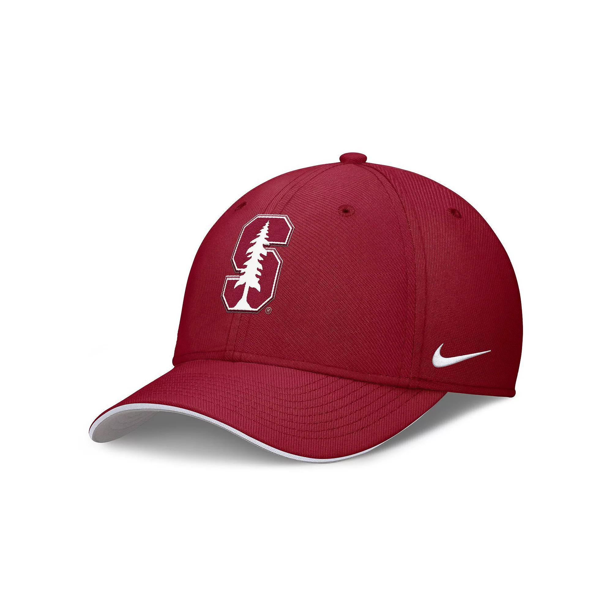 Men's Nike Cardinal Stanford Cardinal 2025 Dugout Coaches Rise Swoosh Performance Flex Hat, Size: Medium/Large, Red Product Image