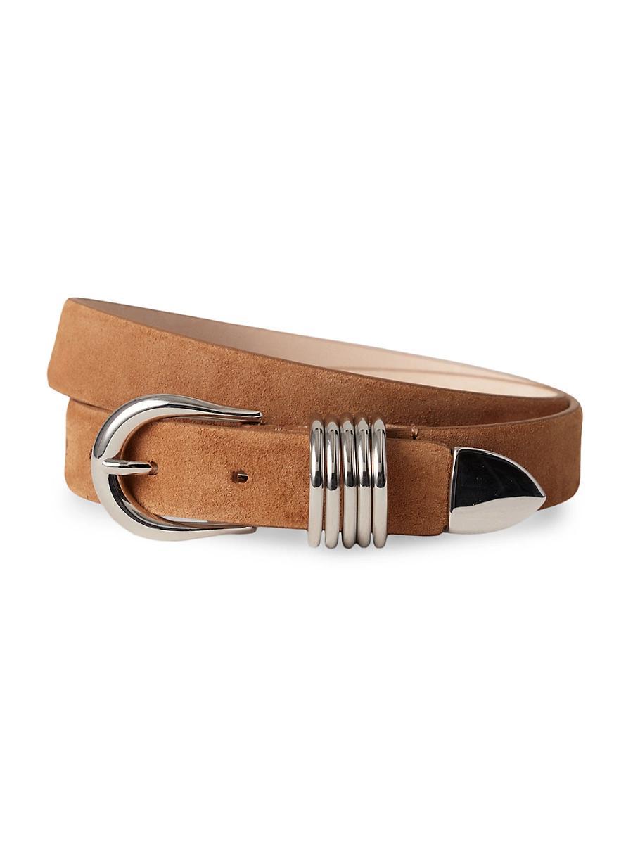 Womens Hollyhock Suede D-Ring Belt Product Image