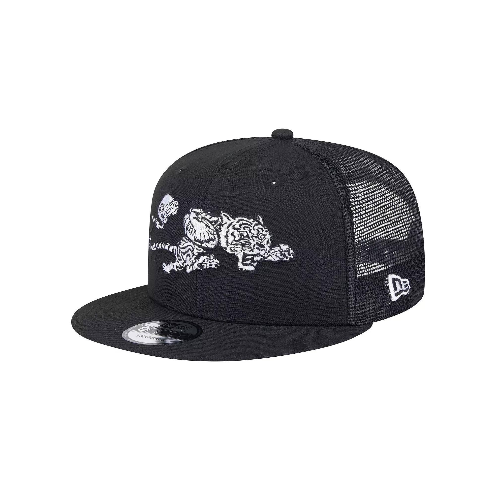 Mens New Era Cincinnati Bengals Main Trucker 9FIFTY Snapback Hat Product Image