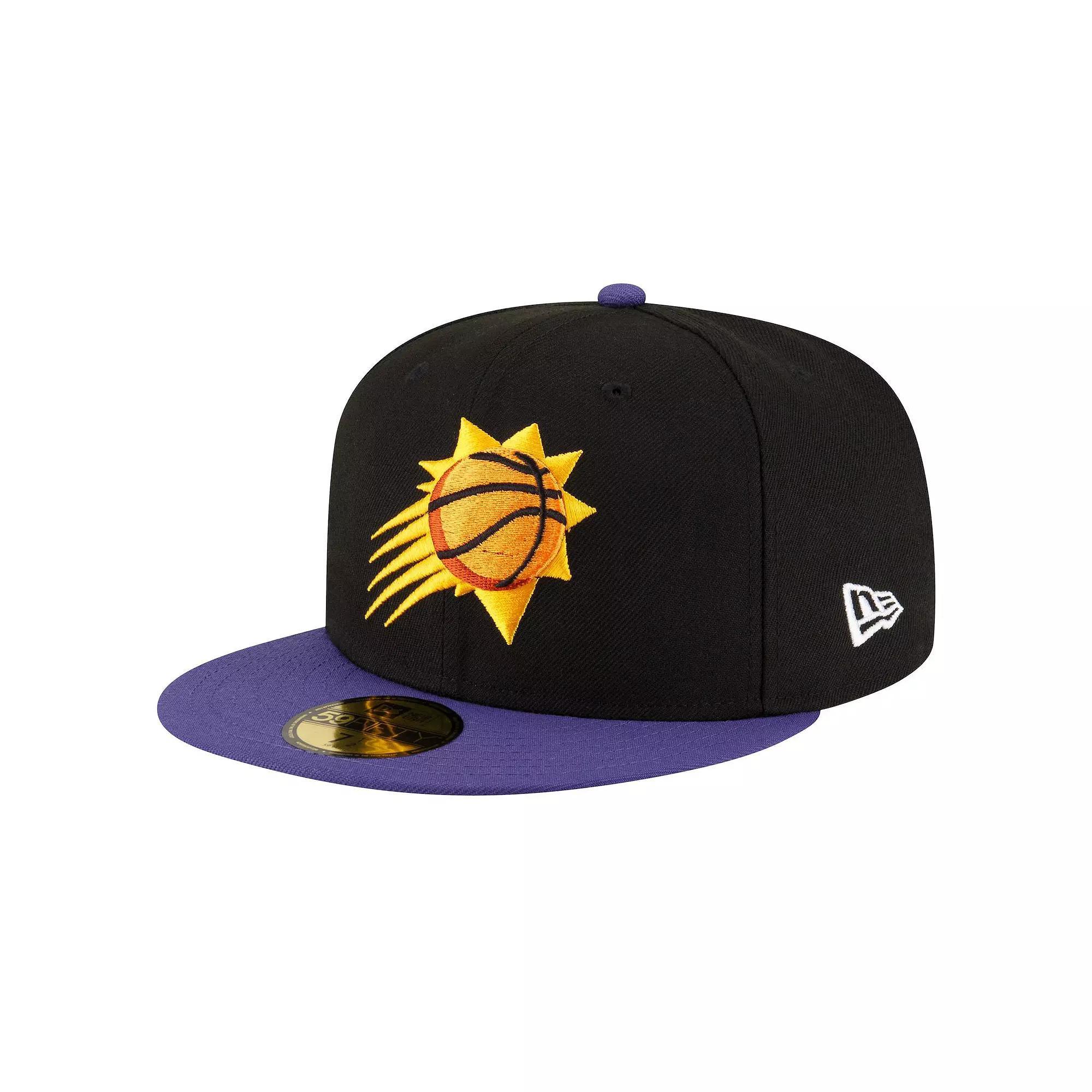 Mens New Era Black/Purple Phoenix Suns Official Team Color 2Tone 9FIFTY Snapback Hat Product Image