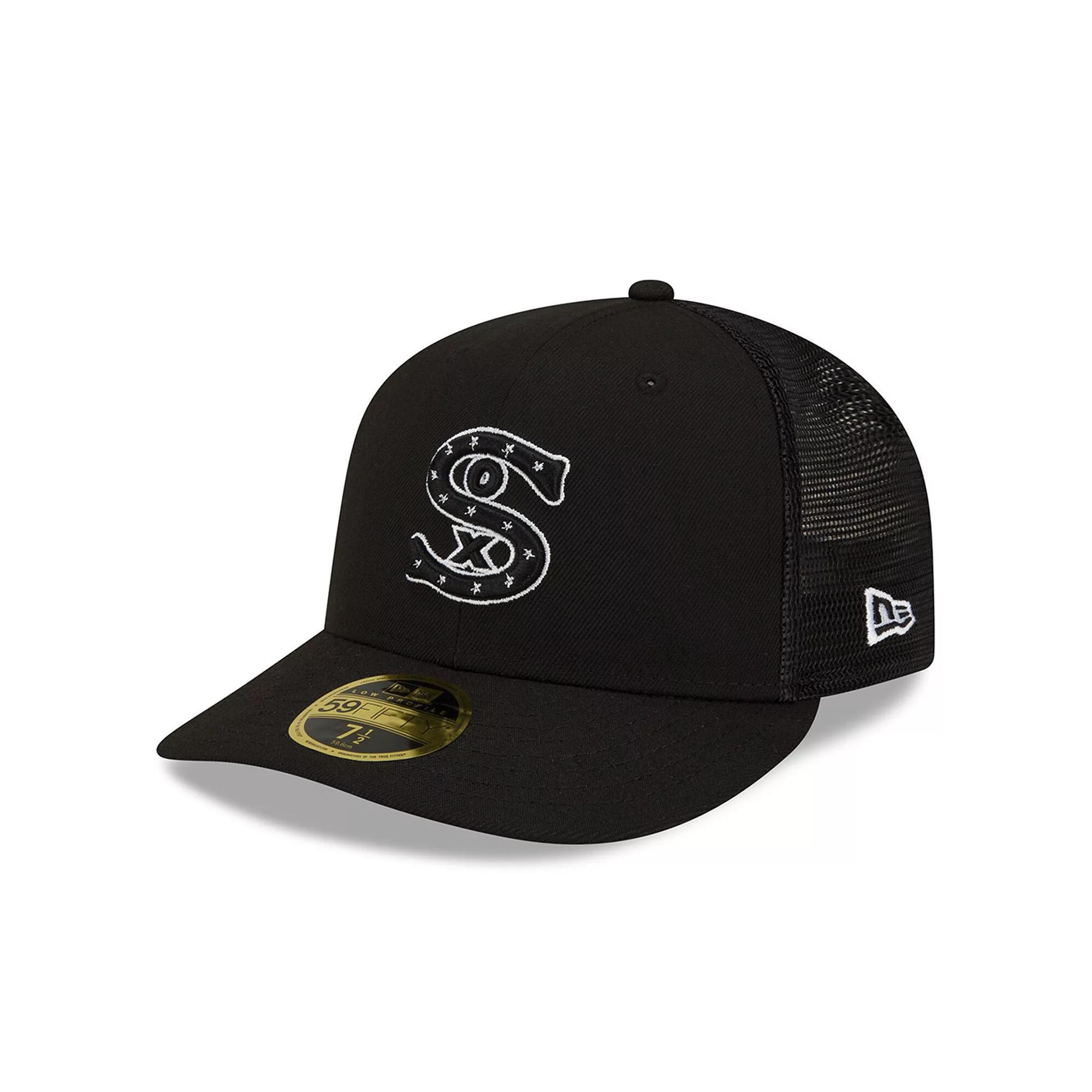 Men's New Era Black Chicago White Sox 2022 Batting Practice Team Low Profile 59FIFTY Fitted Hat, Size: 7 1/8 Product Image