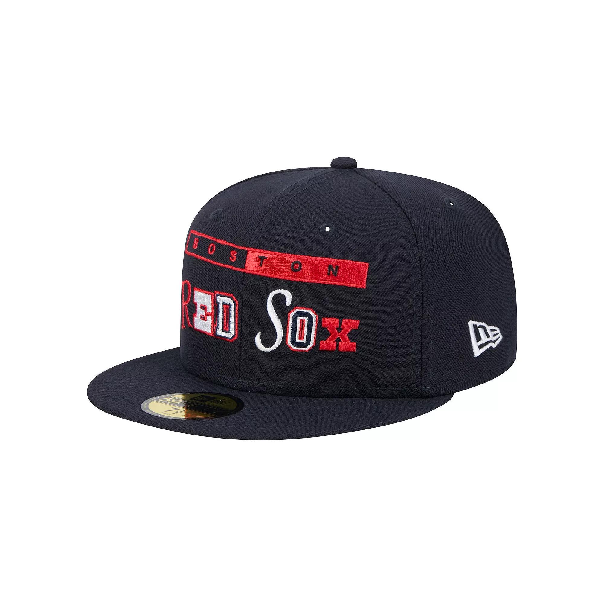 Men's New Era Navy Boston Red Sox Ransom 59FIFTY Fitted Hat, Size: 7 1/2, Blue Product Image