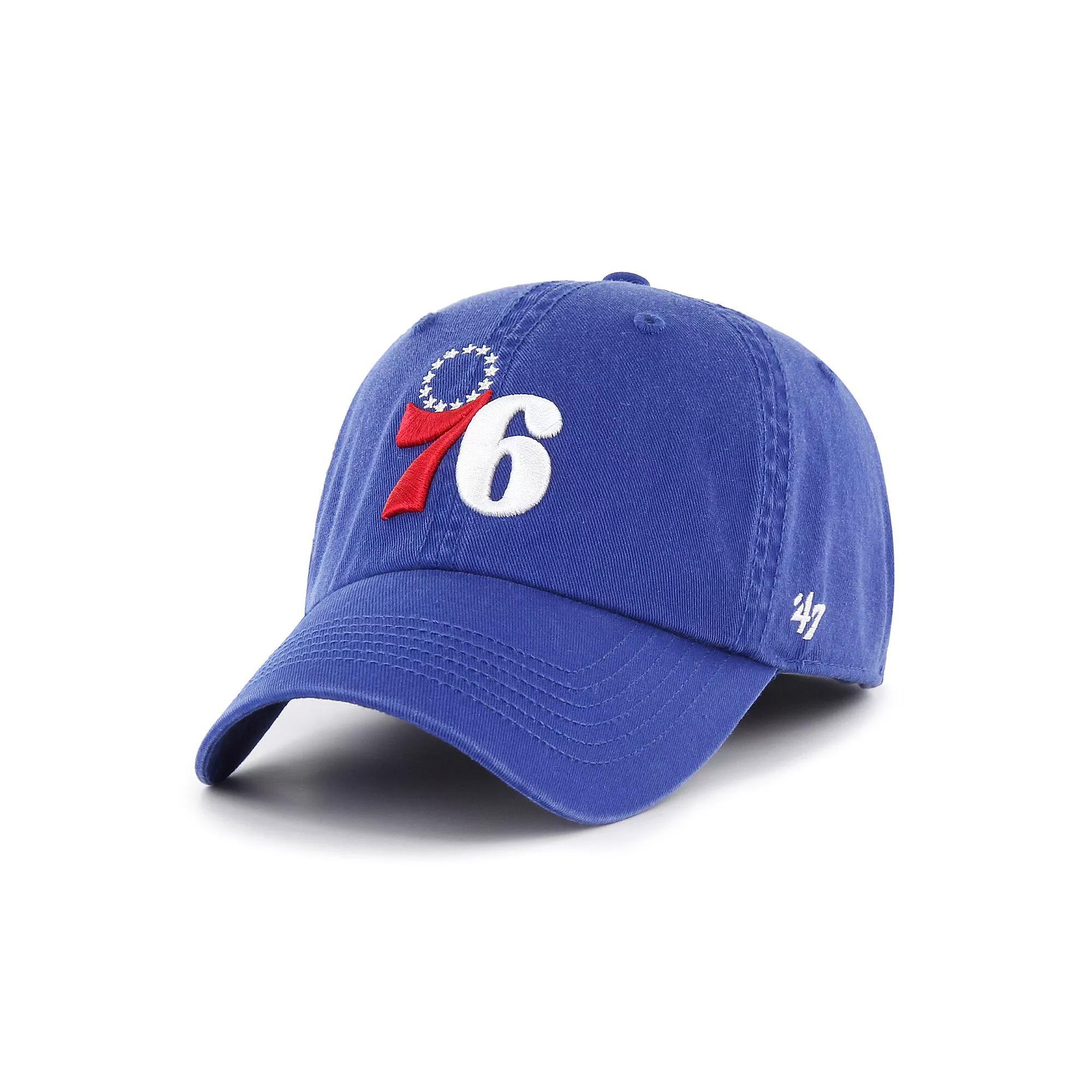Men's '47 Royal Philadelphia 76ers  Classic Franchise Fitted Hat, Size: XL, 76r Blue Product Image