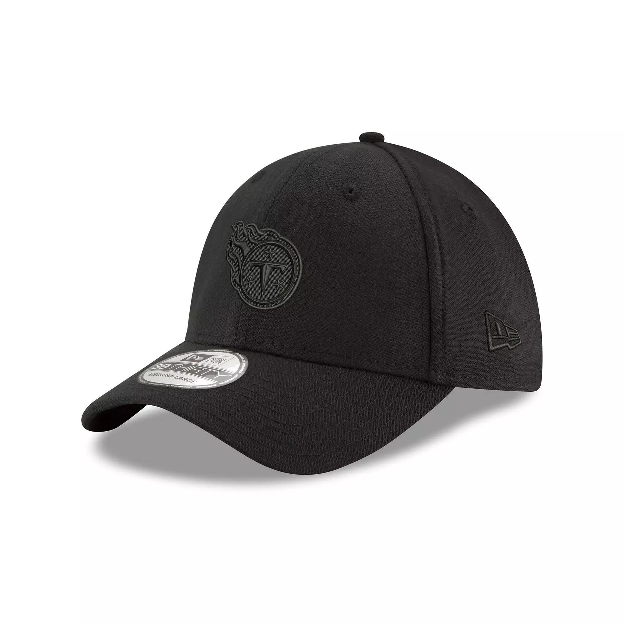 Men's New Era Black Jacksonville Jaguars Logo 39THIRTY Flex Hat, Size: Large/XL Product Image