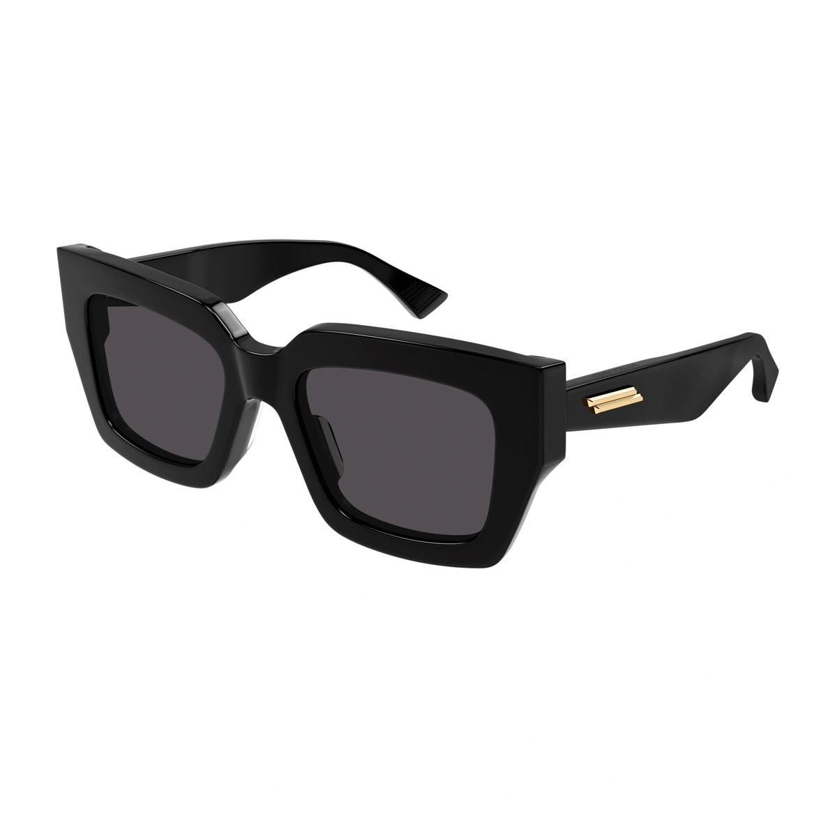 BOTTEGA VENETA Bv1212s Sunglasses In 001 Black Black Grey Product Image