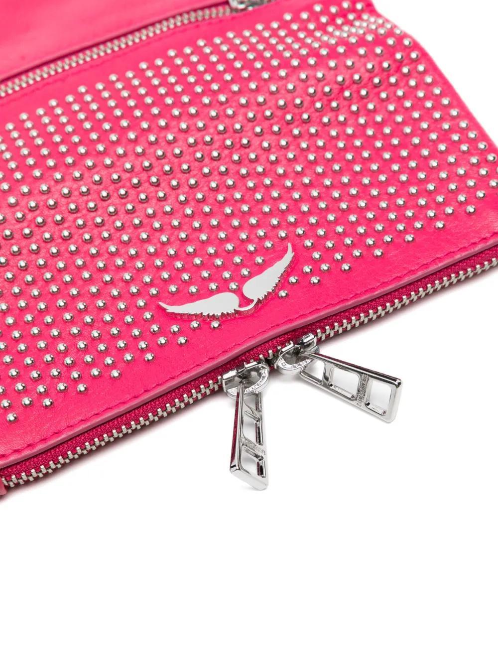 Rock Nano leather clutch bag Product Image